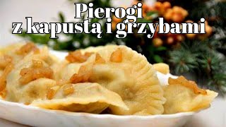 PIEROGI Z KAPUSTĄ I GRZYBAMI  co zrobić żeby po ugotowaniu się NIE SKLEJAŁY🤔 Poznaj mój sposób👌 [upl. by Eimma900]