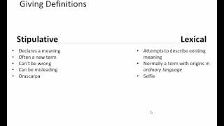 Types of Definitions [upl. by Leugimesoj]