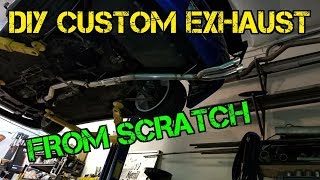 TFS DIY Custom Exhaust from Scratch [upl. by Lessirg]