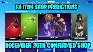 December 30th 2023 Fortnite Item Shop CONFIRMED  Fortnite Early Item Shop Prediction December 30th [upl. by Zeuqirdor]