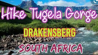 BEST Drakensberg Hike  Tugela Gorge Hike South Africa 2022  Royal Natal Park  Outdoors Nature [upl. by Joashus207]