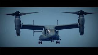 Mission Clemenceau V22 Osprey X porteavions Charles de Gaulle [upl. by Rona]