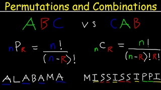 Permutations and Combinations Tutorial [upl. by Llerrac]