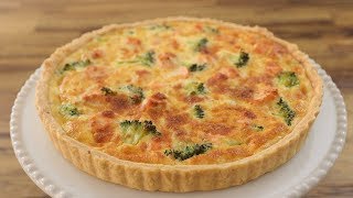 Salmon and Broccoli Quiche Recipe [upl. by Lairret]