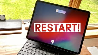 iPad Pro  HOW TO RESTART amp SHUT DOWN 11 amp 129inch [upl. by Brenton]