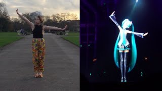 Mews Anamanaguchi  Miku ft Hatsune Miku 初音ミク Dance Cover Comparison Version [upl. by Middendorf]