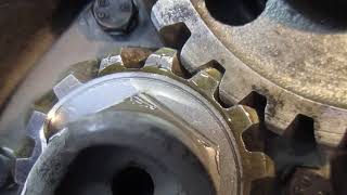 Austin 7 timing gear meshing [upl. by Zippora]