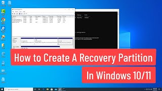 How to Create A Recovery Partition In Windows 1011 [upl. by Danie]