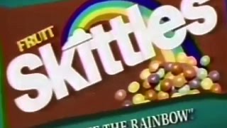 Skittles Candy Taste The Rainbow 1986 TV Commercial HD [upl. by Reger]