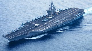 USS Theodore Roosevelt in Action Takeoffs and Landings on Super Aircraft Carrier [upl. by Fern740]