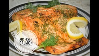 Air Fryer Salmon Recipe  How To Cook Fish In An Air Fryer [upl. by Earl]