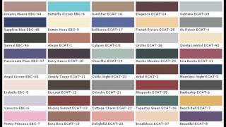 Exterior Paint Color Charts [upl. by Cnut]