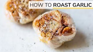 HOWTO ROAST GARLIC  roasted garlic recipe [upl. by Indira712]