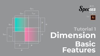 Specees Tutorial 1  Make dimensions or measurement in Adobe Illustrator [upl. by Ittocs]