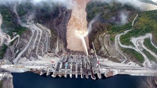 New Update  Full Reservoir  Gilgel Gibe III Dam Ethiopia Hydroelectric Power Project 2021 [upl. by Egiap164]