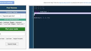 Functions in JavaScript  Coderbyte [upl. by Mercer]