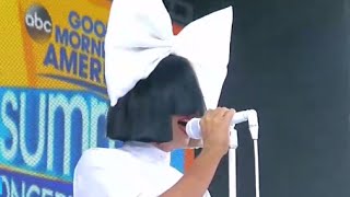 Sia  Unstoppable LIVE GMA Performance [upl. by Xylina427]