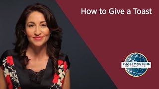 How to Give a Toast [upl. by Sivraj]