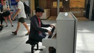 Chopin Ballade No 1 in G Minor at Paris Charles de Gaulle Airport [upl. by Lauber310]