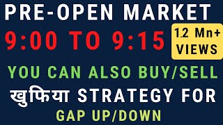 What is Pre Opening Session in Stock Market  How to trade in Pre Open Market [upl. by Aber]