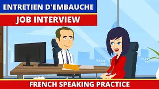 Entretien dEmbauche Francais  Job Interview Dialogue in French [upl. by Uhp]