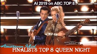 Laine Hardy amp Laci Kaye Booth Duet “Jackson” Movie Theme amp Queen Night  American Idol 2019 Top 8 [upl. by Vareck]