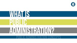 What is Public Administration [upl. by Llenet]