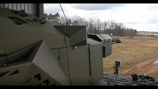 Rheinmetall 30mm Lance turret live fire [upl. by Adnale]