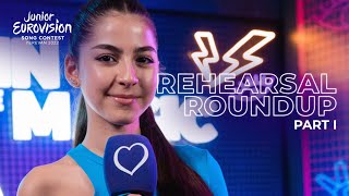 First Look at Junior Eurovision Rehearsals 2022  Part 1 [upl. by Retha]