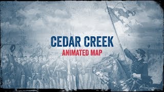 Cedar Creek Animated Battle Map [upl. by Yared]