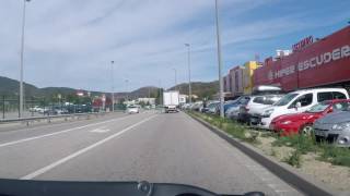 Spain by Road  Catalonia  La Jonquera and the French Border [upl. by Annawd]