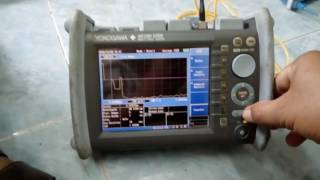 How to use OTDR for testingYOKOGAWA AQ1200 [upl. by Dlonyar]