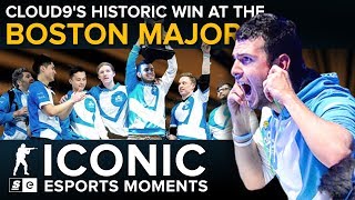 ICONIC Esports Moments Cloud9s historic win at the Boston Major [upl. by Derwin]