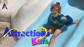 Tikes Peak at Disneys Blizzard Beach Water Park  Attractions Kids [upl. by Earized304]