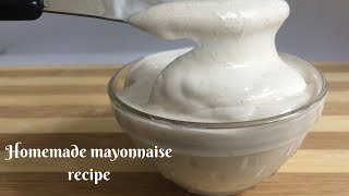 How to Make Homemade Mayonnaise  Easy amp Perfect Mayonnaise RecipelMAYONNAISE RECIPE IN MALAYALAM [upl. by Corbin782]