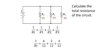 Calculating resistance in parallel [upl. by Kinom]