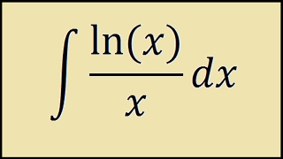 integral of ln x x [upl. by Aicirtak532]