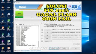 FIX ODIN FAIL  SOLUSI GAGAL FLASH SAMSUNG ALL SERIES [upl. by Amalita]