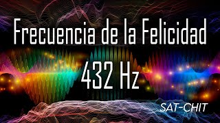 FRECUENCIA DE LA FELICIDAD 432 Hz ❉ Música Relajante para Liberar Serotonina Dopamina y Endorfinas [upl. by Ydnamron]