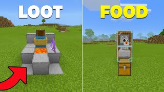 7 EASY Automatic Farms for Beginners in Minecraft Bedrock 118 [upl. by Adnir739]