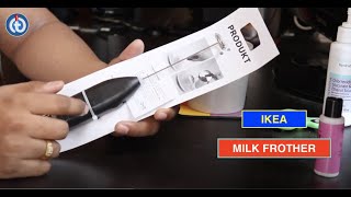 IKEA MILK FROTHER Review amp Battery Installation [upl. by Delphine]