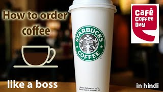 How to order coffee at Starbucks CCD  Coffee types explained [upl. by Celesta570]