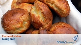 Gougeres Puffed Cheese Appetizer [upl. by Clifton901]