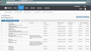 Concur Expense Tutorial [upl. by Nnaitsirhc]