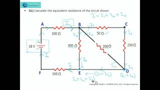 Kirchhoffs Laws  How to solve problems using Series amp Parallel circuit combinations PPVPART1 [upl. by Hammer87]