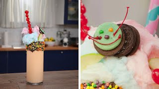 Cute Kid Makes Epic Milkshake For Mom  Kids Give the Scoop by So Yummy [upl. by Suiradel]