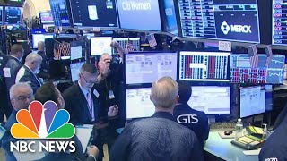 Stock Trading Halted After Markets Plunge At Market Open  NBC News [upl. by Nosak]