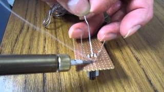 How to Solder a Basic Circuit on Veroboard [upl. by Hcra]