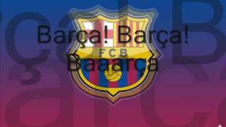 FCBarcelona Song with Lyrics  Anthem EnglishCatalan [upl. by Kimberly]