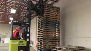 Moving a Load  Narrow Aisle Reach Forklift [upl. by Ace]